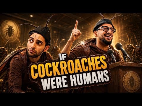 If Cockroaches were Humans, Funcho on YouTube