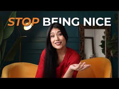 Stop Being Nice . Start Being Respected., Yogasini on YouTube