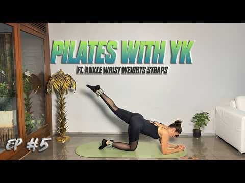 Pilates with Wrist & Ankle Weights, Yasmin Karachiwala on YouTube