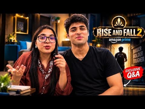 Interviewing Raj before entry into The RISE & FALL tower😍✨ — video poster frame