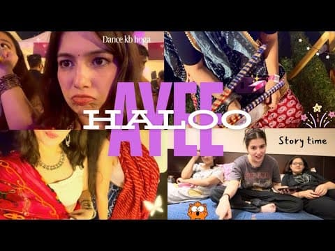 Navratri, but make it chaotic + story time part-2, Simran Sahni on YouTube