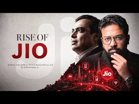 Full Story of Jio, Tarun Kedia on YouTube