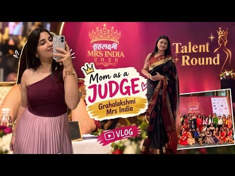 Mummy as Mrs India Judge😍👸 #grovershere — video poster frame