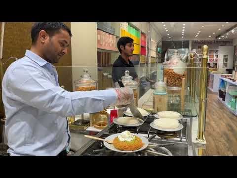 Live Kunafa | Middle Eastern dessert Now in Ahmedabad | Gwalia Baklawa, Ahmedabad Food Trend on YouTube