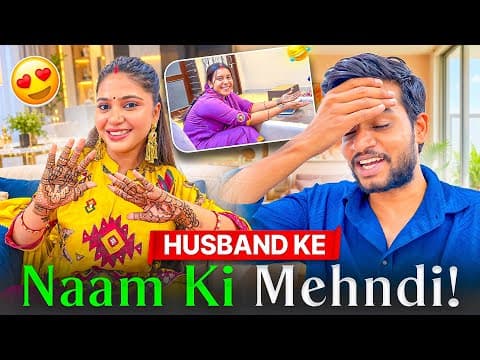 Saumya ne lagvai Mere naam ki Mehndi, Abhimya Vlogs on YouTube
