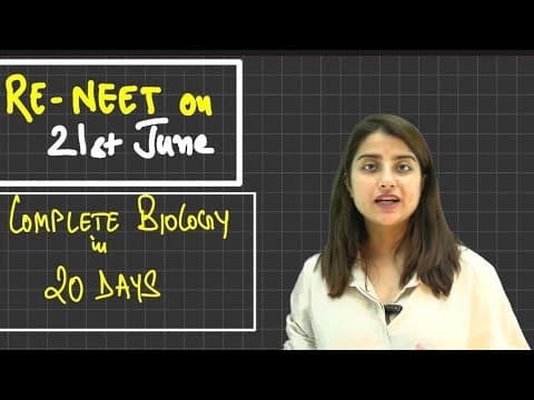 Complete Biology in 20 Days, Seep Pahuja on YouTube