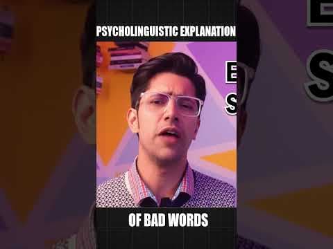 why people use bad words #science #psychology — video poster frame