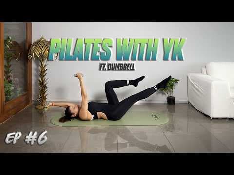 30-Minute Full Body Pilates with 1kg Dumbbells, Yasmin Karachiwala on YouTube