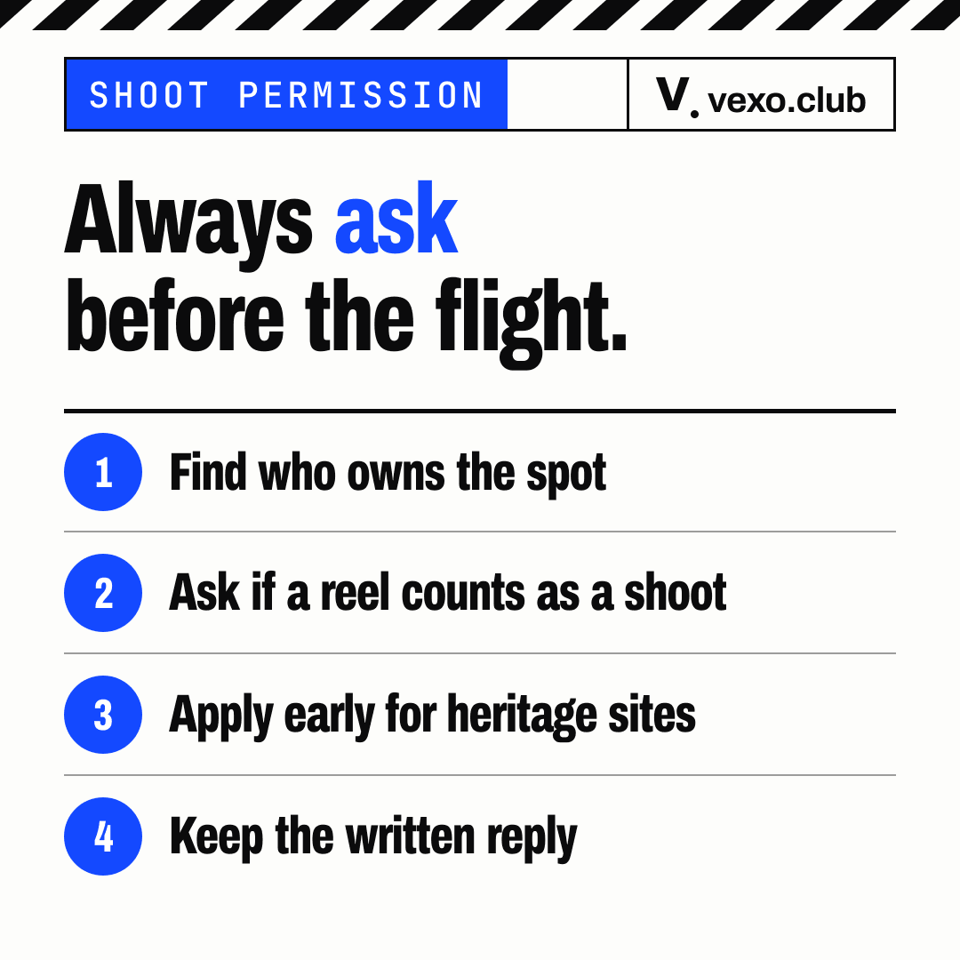 Four steps before shooting in Coimbatore or Kochi: find the owner, ask, apply early for heritage, keep the reply