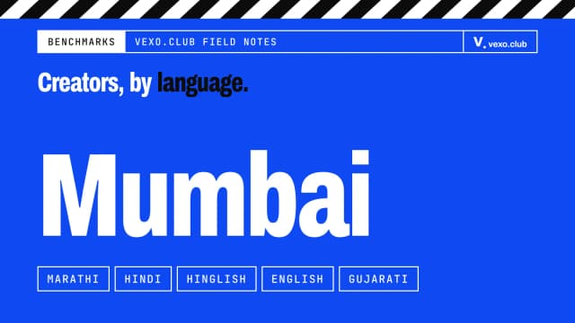 Mumbai cover: Marathi, Hindi, Hinglish, English and Gujarati creators — Mumbai influencers, vexo.club