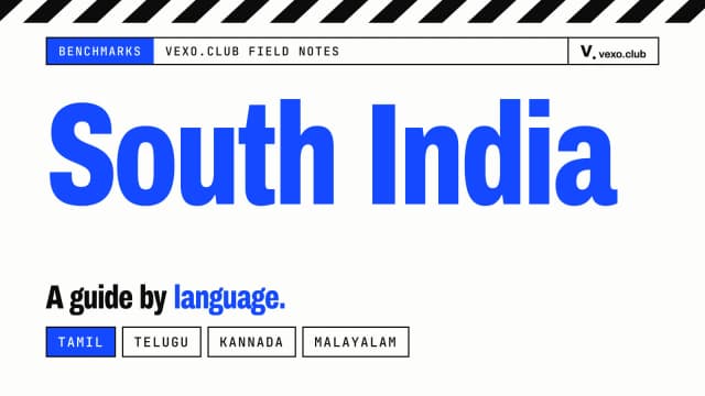 South India cover: Tamil, Telugu, Kannada and Malayalam creators — South Indian influencers, vexo.club