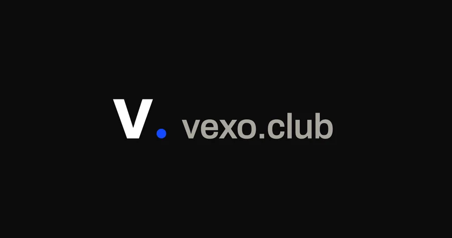 vexo.club link preview template — press kit of an influencer marketing company.