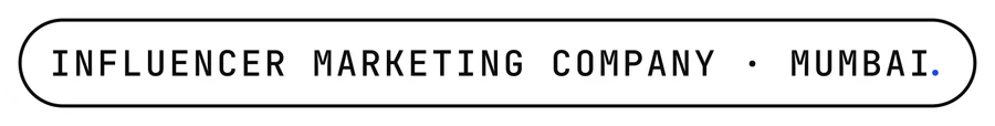 vexo.club Mumbai label sticker, ink on paper — influencer marketing agency in Mumbai.