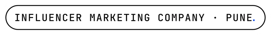 vexo.club Pune label sticker, ink on paper — influencer marketing agency in Pune.