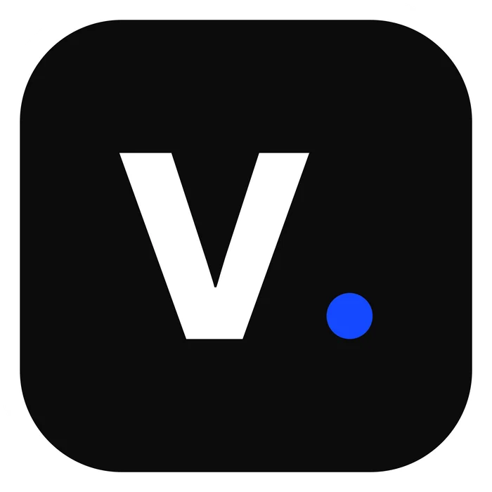 vexo.club tile logo sticker in ink — influencer marketing agency in India.